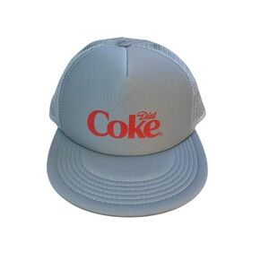 [NWOT] Coca Cola | Diet Coke Snapback Gray Trucker Hat One Size